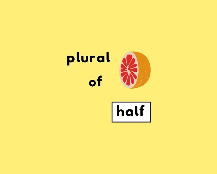 Plural of Half